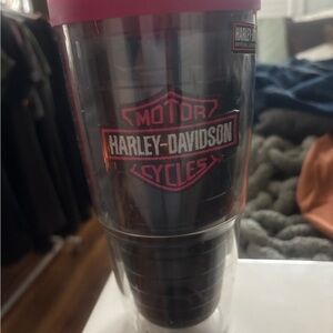 Harley-Davidson Pink and Black Tumbler